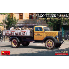 MIN38079 - Miniart 1:35 - 3t Cargo Truck, 3,6-36S Pritsche Normal Type
