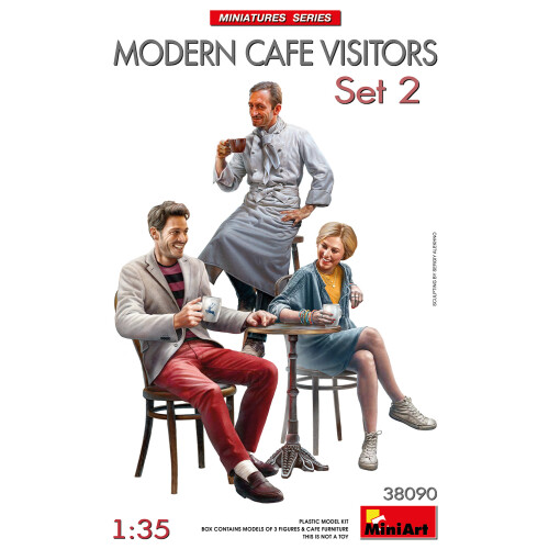 MIN38090 - Miniart 1:35 - Modern Cafe Visitors Set 2