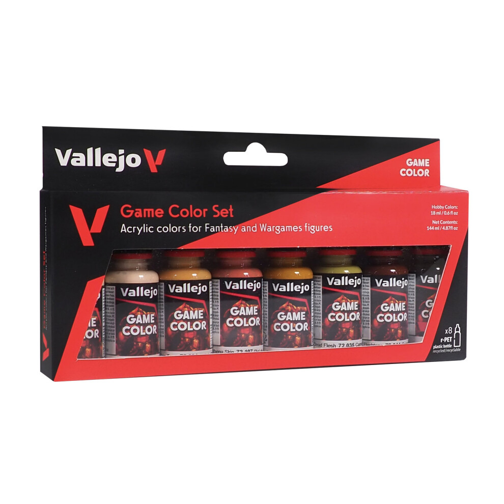 VAL72187 - AV Vallejo Game Color Set - Skin Tone (x8)