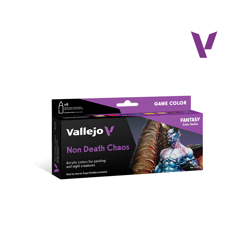 VAL72191 - AV Vallejo Game Color Set - Non Death Chaos (x8)