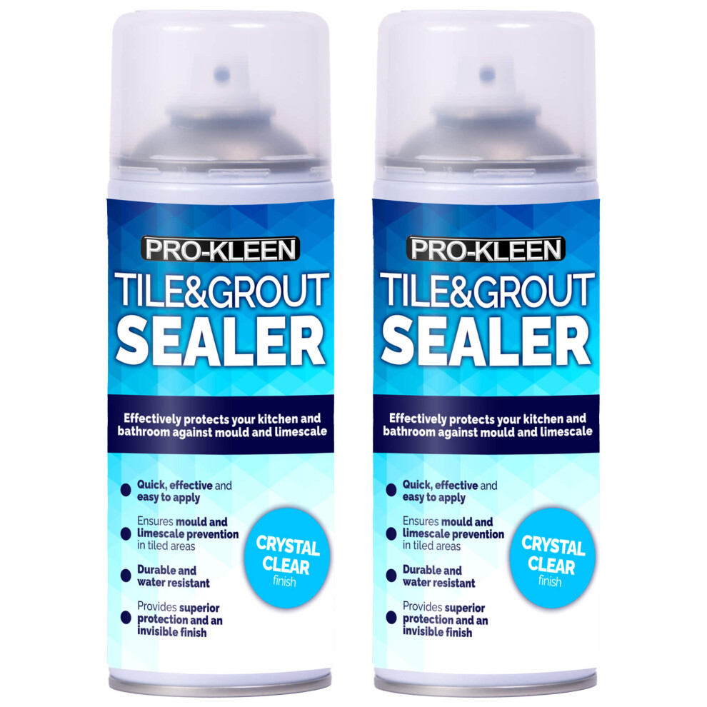 (2) Pro-Kleen Instant Waterproof Tile and Grout Seal