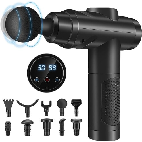 Massage Gun Deep Tissue, Muscle Percussion Massager with 30 Speeds