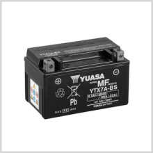 YUASA YTX7A-BS, 12V 7AH FOR MOTORCYCLE, MOTORBIKE, QUAD BIKE YTX7ABS