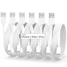 AYNGWRNB iPhone Charger Cable [MFi Certified] Lightning Cable 6Pack(3/3/6/6/6/10 FT) iPhone Charger