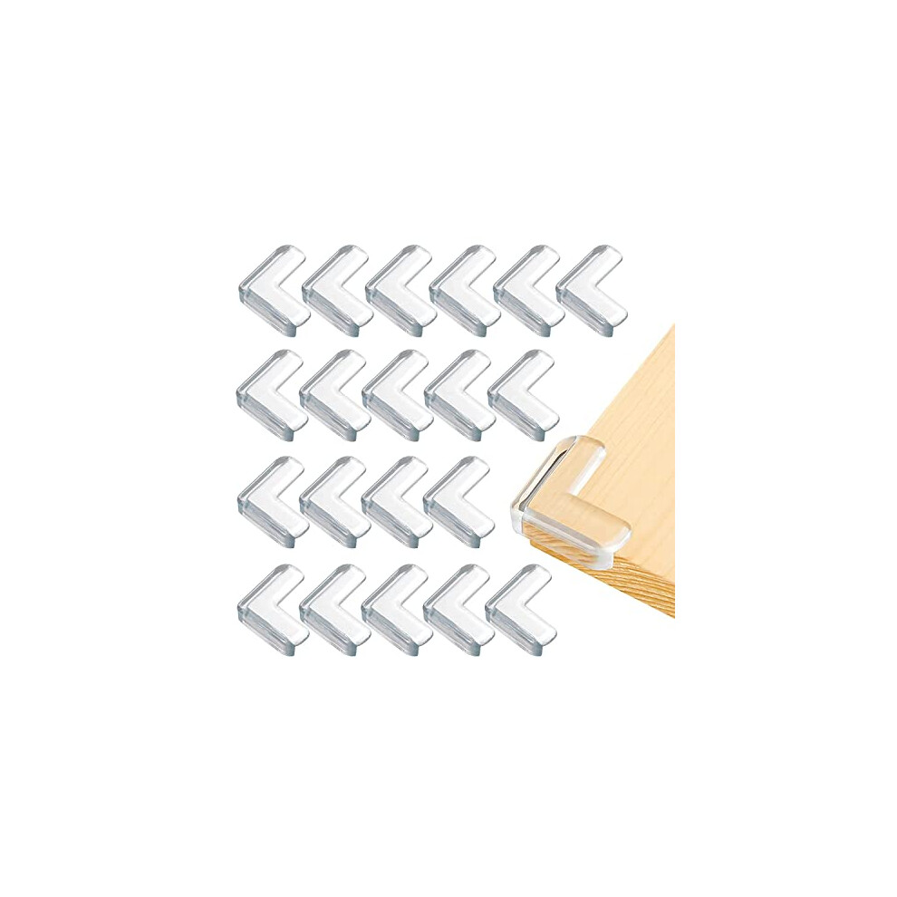 Ainolan 20 X Table Corner Protectors, Furniture Protector, Transparent Corner Protectors For Baby Home Safety