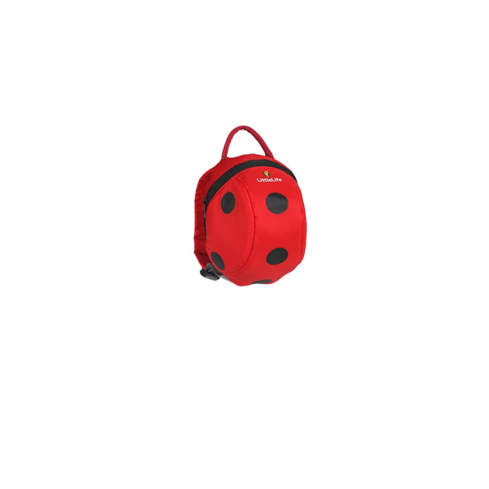 LittleLife Toddler Backpack Ladybird with Safety Reins