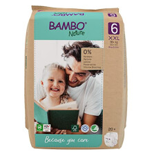 Bambo Nature Premium Eco Nappies, Eco-Friendly Sustainable Nappies, Enhanced Leakage Protection, Secure & Comfortable Baby Nappies, Secure &