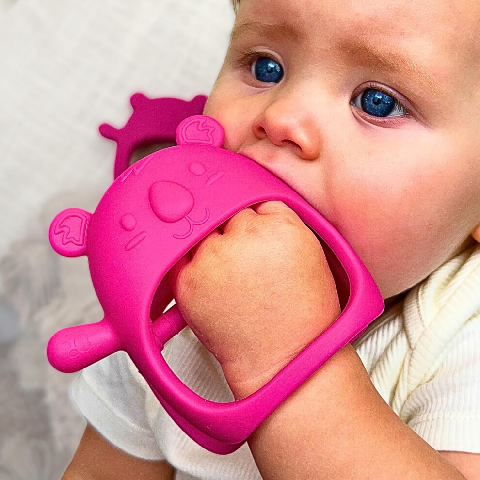 Infatot Infatot? Teething Toys For Baby Gifts - 2 Pack Koda Koala Teether Mitten Glove, Baby Essentials For Newborn, Teething Mitten For Babies - Baby Toys