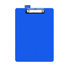 SECO,1 Pack,570A-PVC-BU A4+ PVC Covered Clipboard with Heavy Duty Clip - Blue