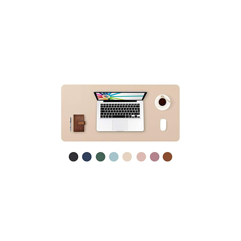 Dobaojia Desk Pad Large 31.5" X 15.7" Extended Mouse Mat Large Mouse Pad Xl Desk Blotter Writing Pad For Laptop/Office/Home, Pu Leather Side 90562990