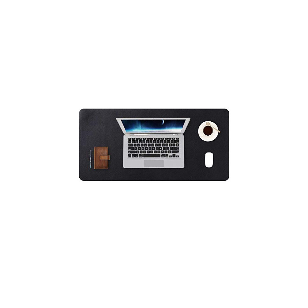 Dobaojia Extended Mouse Pad Desk Pad Large 31.5" X 15.7" Large Mouse Mat Xl Desk Blotter Writing Pad For Laptop/Office/Home, Pu Leather Side 90568688