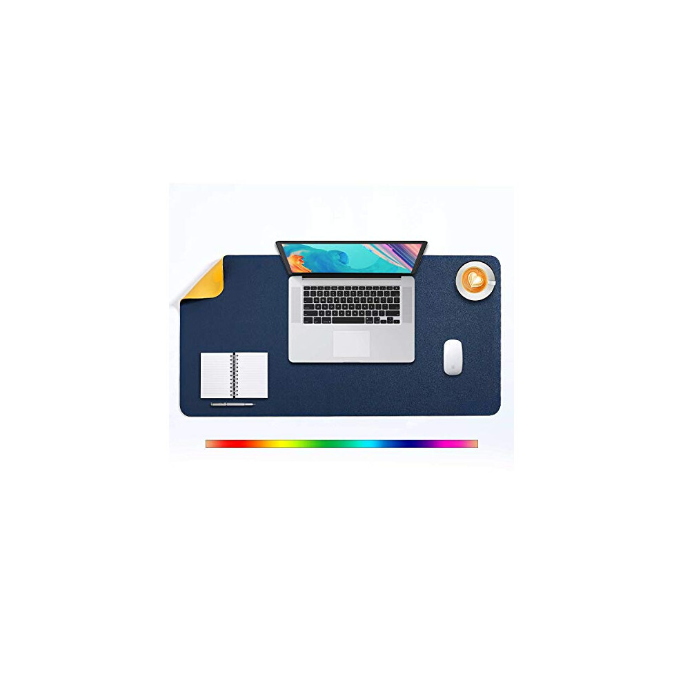 Desk Pad Large, Desk Mat, Extended Mouse Mat, Mouse Pad Xl, Desk Blotter, Dobaojia Laptop Pad Writing Pad For Office/Home, Dual-Side Use Pu Leather 90566899