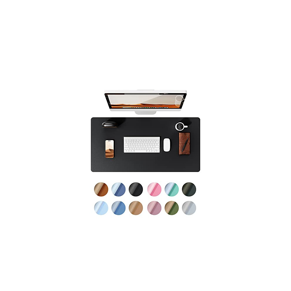 Ysagi Leather Desk Mat, Large Mouse Mat, Non-Slip Desk Pad Desk Protector Mat, Waterproof Pu Leather Laptop Mat Table Mat Desk Writing Pad For Office 90569432