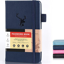 Password Book Alphabetical with Tabs.Small Password Keeper for Website Log in.Hardcover Password Notebook Pocket Size Used for Internet Address and