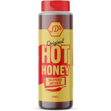 JD's Hot Honey | Premium Red Jalapeno Infused Spicy Honey with Red Jalapeno Chilli Flakes (1)