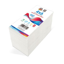 1 Stack, 500 Premium Coated Direct Thermal Labels, 100mm x 150mm (4" x 6"), Self-Adhesive, for Zebra, MUNBYN, Rollo, TSC, Toshiba, Citizen, Direct