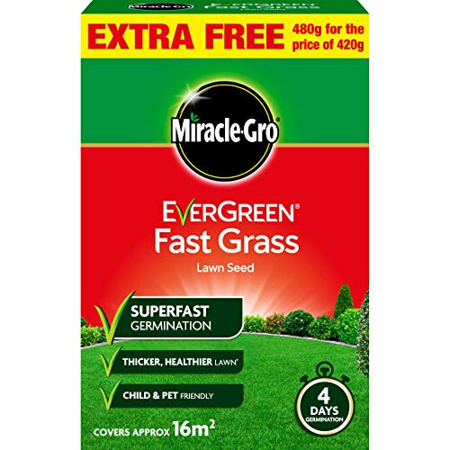 Miracle-Gro Miracle-Gro EverGreen Fast Grass Lawn Seed 480g