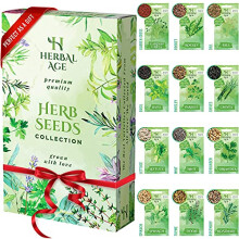 Grow Your Own Herb Garden -12 Herb Plants Varieties, 8700 Herb Seeds Ready to Grow - Herb Planting Kit for Women, Kids, Beginners, Gardeners Gift -