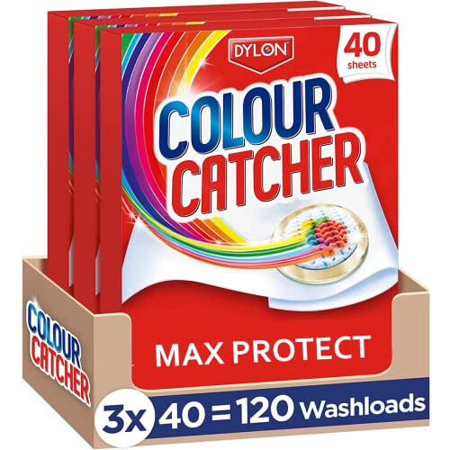 Colour Catcher Max Protect Laundry Sheets, Helps to Prevent Colour Run and Protects Brightness ? 120 Sheets