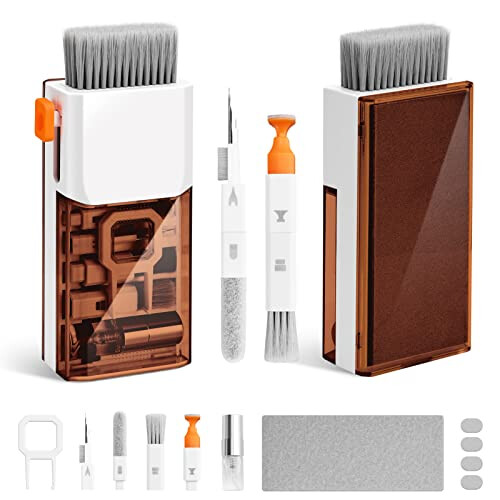 Laptop Screen Keyboard Cleaner Kit, Electronics Cleaning kit Tool for MacBook iPad iPhone Pro Cell Phone, Brush Tool for Tablet, Computer, PC