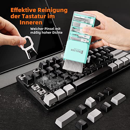 Laptop Screen Keyboard Cleaner Kit, Electronics Cleaning kit Tool for MacBook iPad iPhone Pro Cell Phone, Brush Tool for Tablet, Computer, PC 2