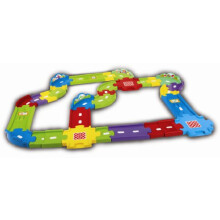 VTech 148103 Toot-Toot Drivers Deluxe Car Track Set Baby Toy, with 30 Track Pieces, Suitable for 1, 2, 3+ Year Olds, English Version, Multi-color,