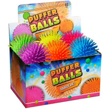 Squishy Balls (Pack of 12) - Stress Ball for Kids in Bulk, Neon Sensory, Stress Toys, Stress Relief Toys & Squishy Fidget Toys Sensory Balls for Kids