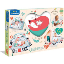 Clementoni 17319, Black And White Musical Play Mat For Babies With Soft Toys, 0 Months Plus