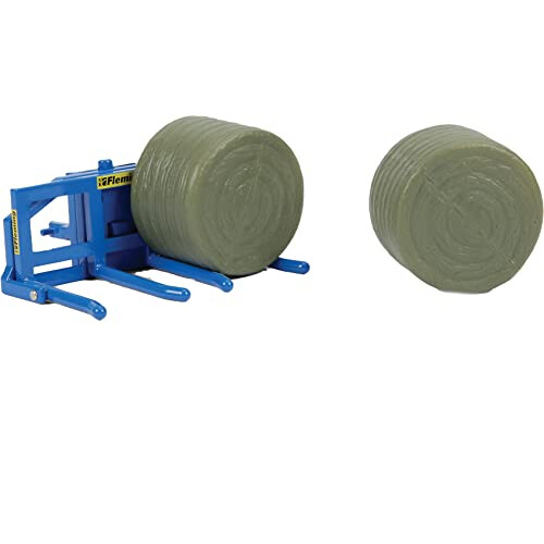 Britains Britains 1:32 Fleming Bale Lifter, Tractor Toy Accessories, Compatible with 1:32 Scale Tractors, Farm Animals and Toys, Suitable for Collectors and