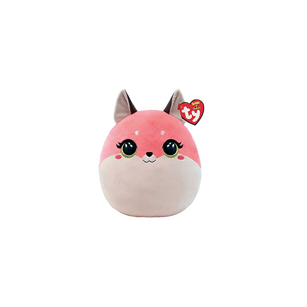 Ty Toys Squish a Boo Fox Roxie - 20 CM,Pink,2009155