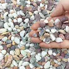 FANTIAN Natural Mixed Color Gravel for Aquarium, 6-9mm Decorative Pebbles for Succulent Plant Pots Vase Fish Tanks Gravel and Outdoor Decorative