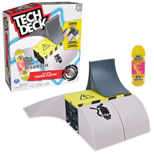 Tech Deck, Power Flippin, X-Connect Park Creator, Customisable and Buildable Ramp Set with Exclusive Fingerboard, Kids Toys for Boys and Girls Ages 6