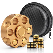 Metal Fidget Spinner Toy for Adults Kids, Cool Alloy Fidget Cube Fidget Toy for Boy Men, Stress Relief Sensory Spinning Anti Anxiety Desk Toys