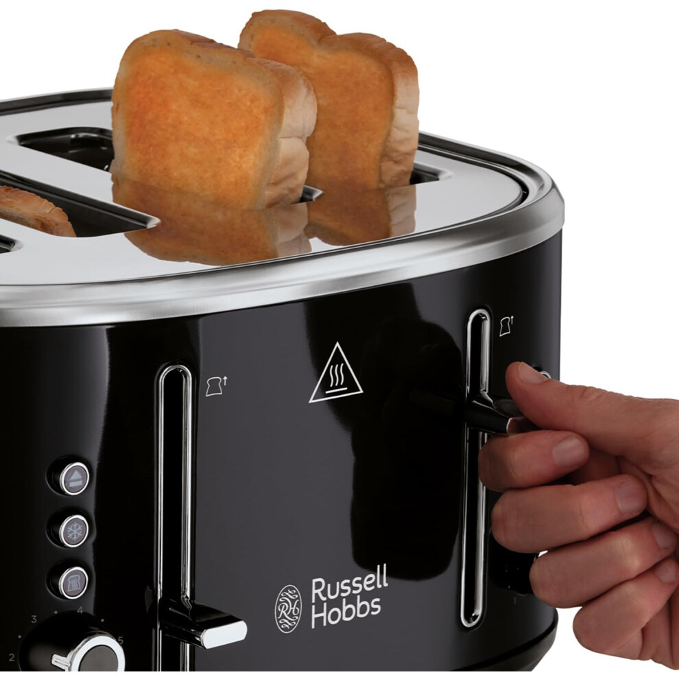russell-hobbs-stylevia-black-4-slice-toaster---wide-slot-toaster-26292