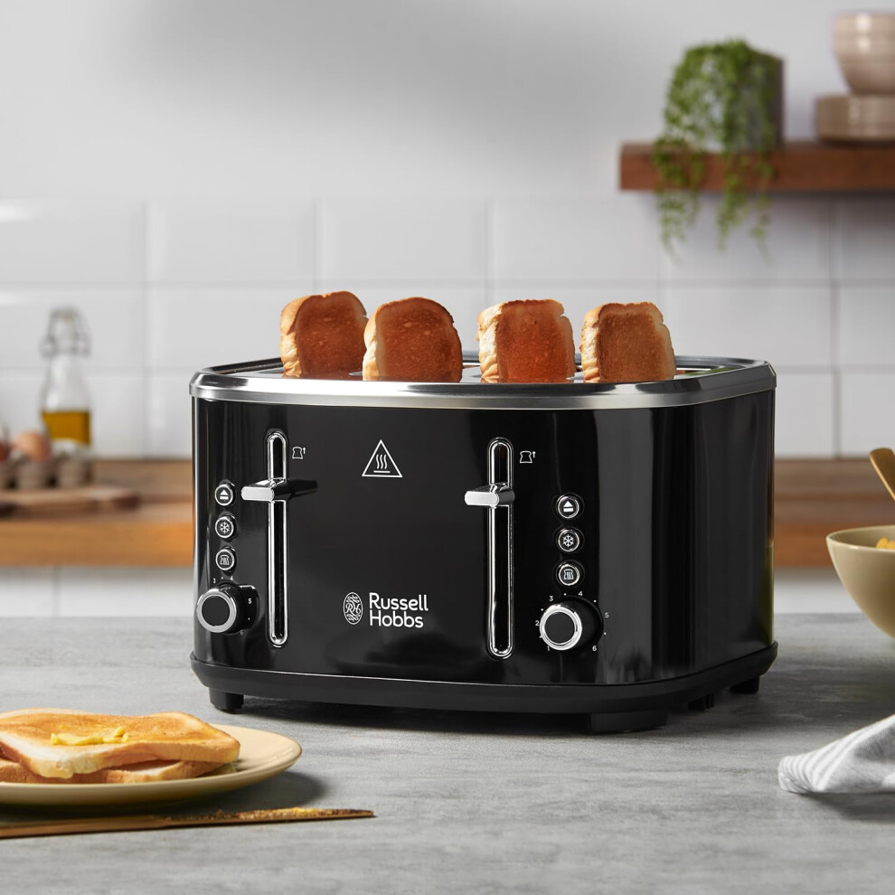 russell-hobbs-stylevia-black-4-slice-toaster---wide-slot-toaster-26292