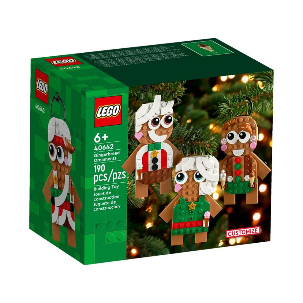 LEGO Christmas Gingerbread Ornaments Seasonal Promotional Set 40642