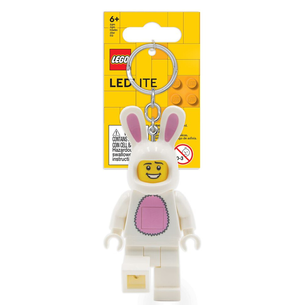 LEGO Easter Bunny Suit Guy Minifigure Iconic Key Light - White - LEGKE73H