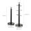 Swan Swan Serenity Black Bread Bin, Canisters, Mug Tree & Towel Pole Set 10