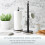 Swan Swan Serenity Black Bread Bin, Canisters, Mug Tree & Towel Pole Set 12
