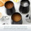 Swan Swan Serenity Black Bread Bin & Canisters Kitchen Storage Set 4