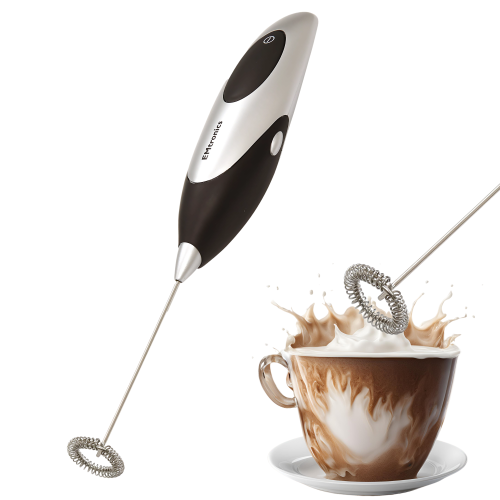 EMtronics EMtronics Battery Operated Milk Frother, One Touch Function