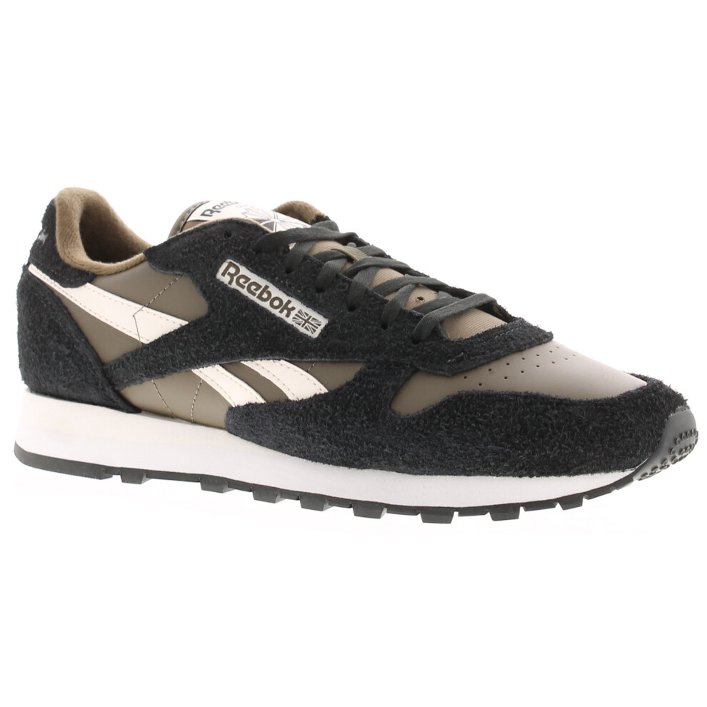 (Green, 10.5 (Adults')) Reebok Classic Leather Men's Trainers UK Size