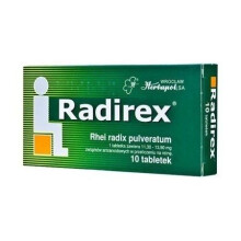 RADIREX x 10 tablets for constipation