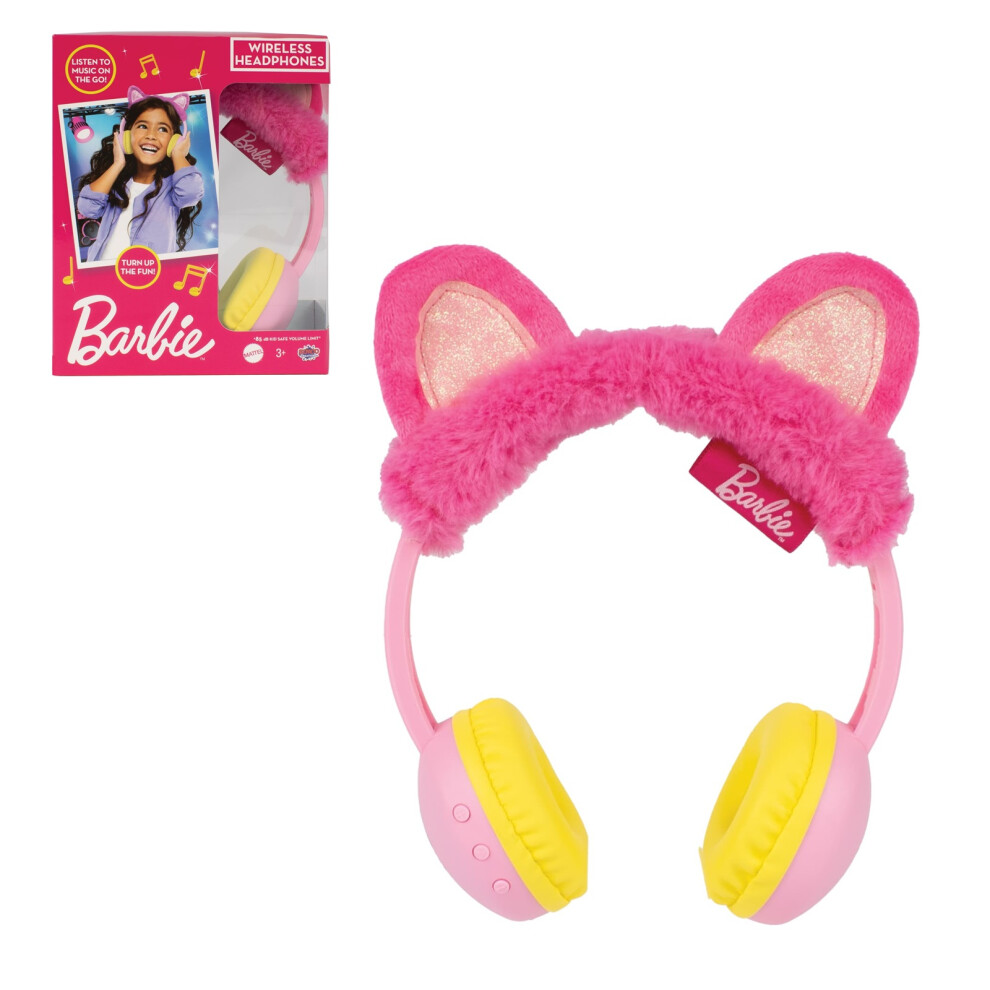 Barbie 2 In 1 Bluetooth Headphones With Kid Safe Volume Limit