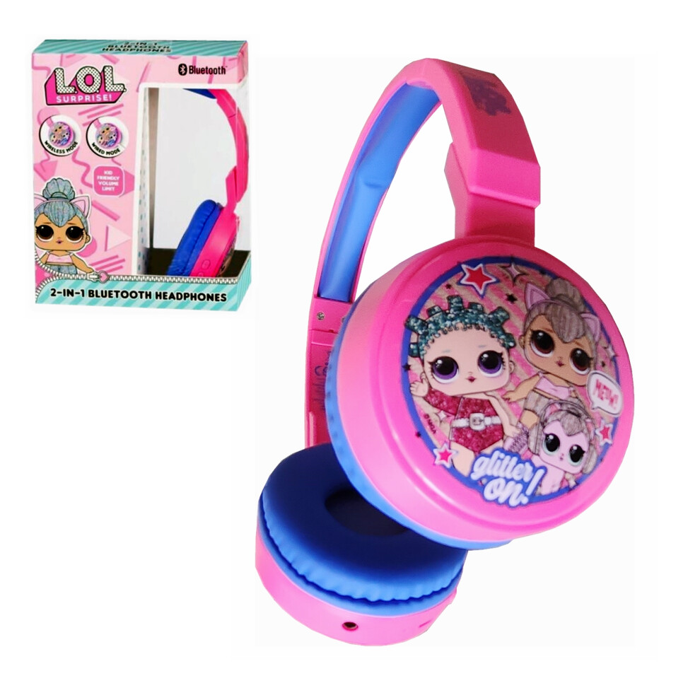 L.O.L. Surprise Bluetooth Headphones With Kid Friendly Volume Limit