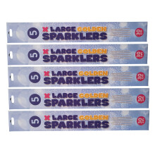 25 Party Sparklers - 30cm - (5 Packs of 5pcs)