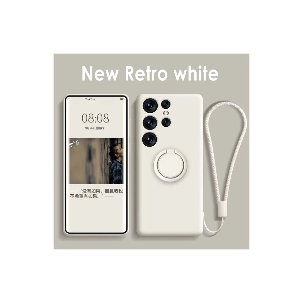 Lalique (, S23) Magnetic Holder Case For Samsung Galaxy S24 S23 S22 S21 S20 Fe Note 20 A54 A53 White