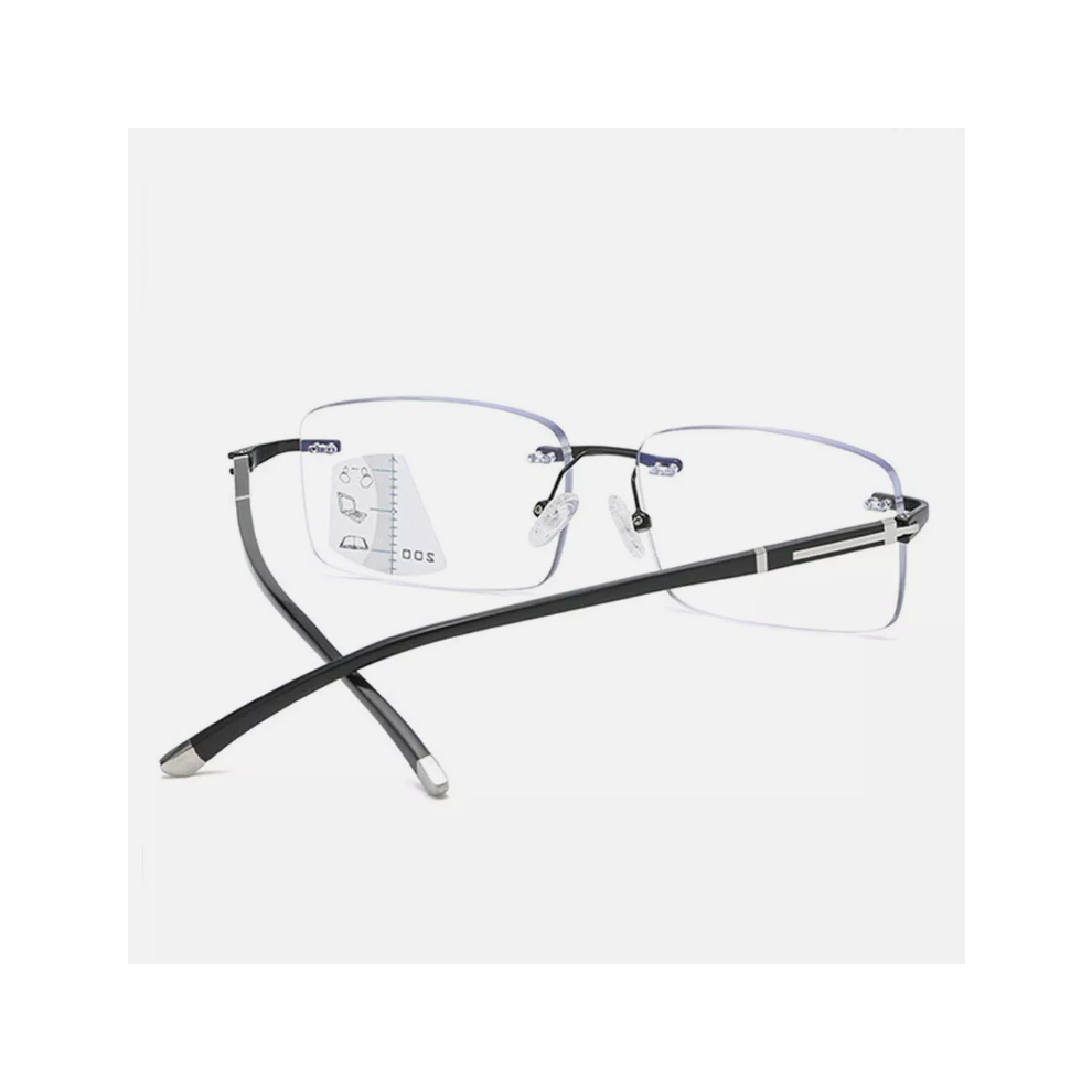 (Black +2.00) NEW Anti Blue Light Intelligent Zoom Color Changing Presbyopia Glasses HOT-image-OPC-PFK2PJK-NEW