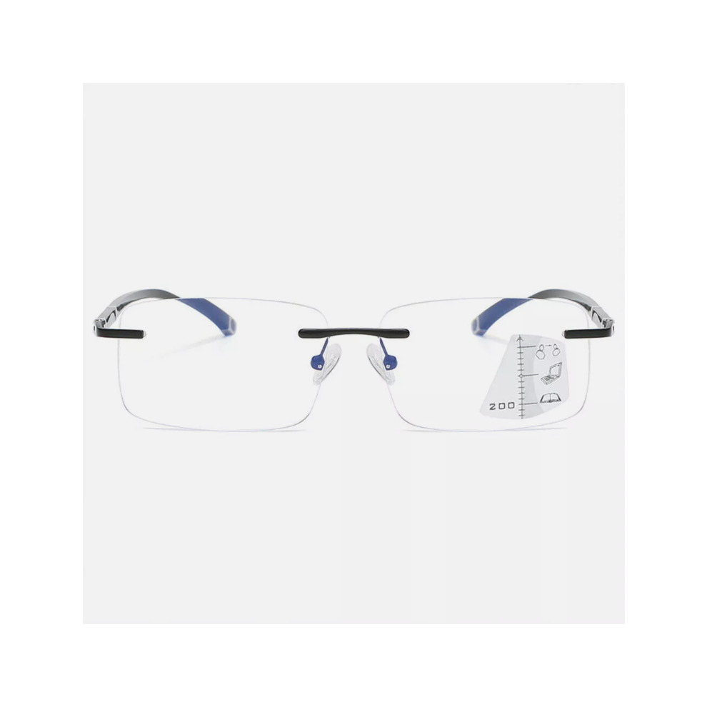 Starfull Black/Blue/Light ( +3.50) New Anti Intelligent Zoom Color Changing Presbyopia Glasses Hot