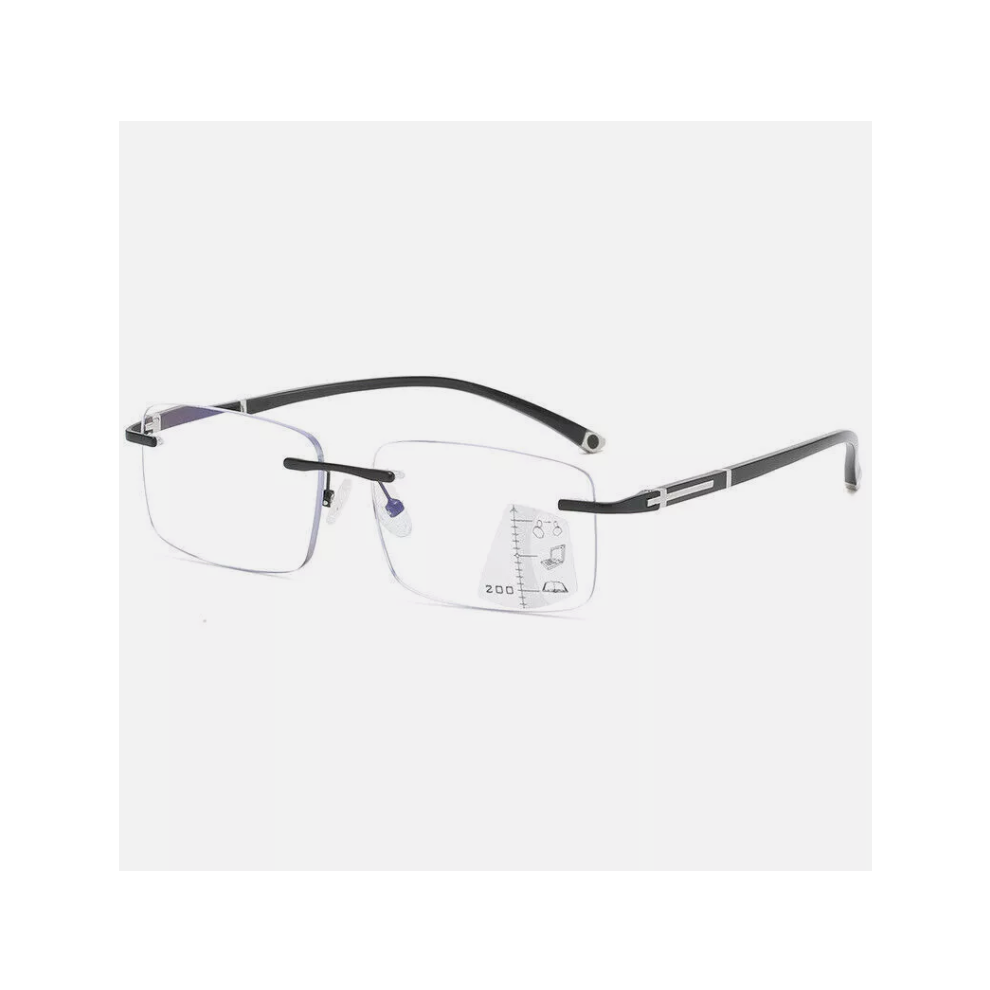 Starfull Black/Blue/Light ( +4.00) New Anti Intelligent Zoom Color Changing Presbyopia Glasses Hot